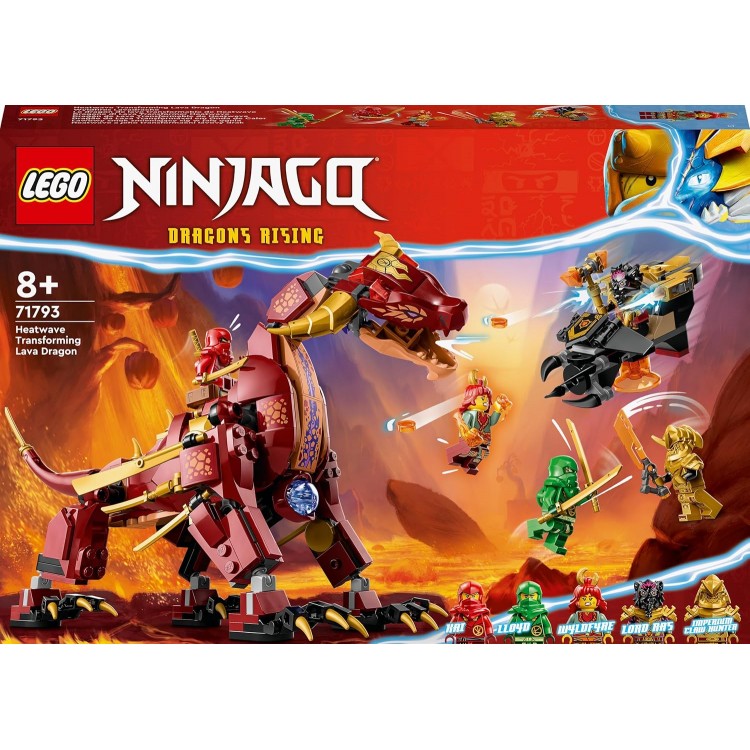Lego 71793 Ninjago Heatwave Dönüşen Lav Ejderhası