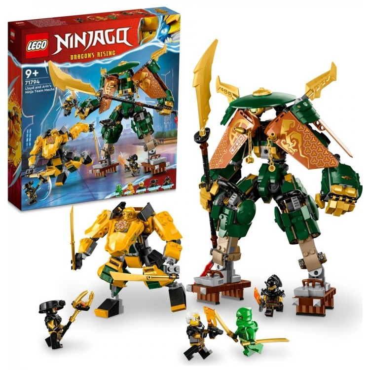 LEGO 71794 Ninjago Lloyd and Arin's Ninja Team Mechs