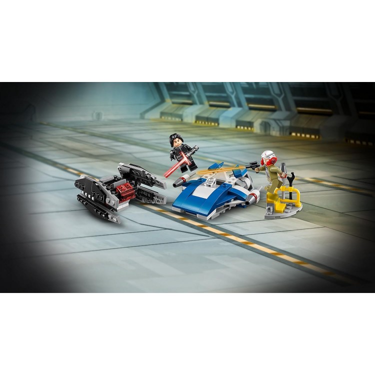 LEGO 75196 Star Wars A-Wing e Karşı TIE Silencer Mikro Savaşçılar