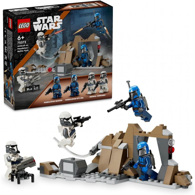 LEGO 75373 Star Wars: The Mandalorian Mandalore Pususu Savaş Paketi LEGO 75373 Star Wars: The Mandalorian Mandalore Pususu Savaş Paketi