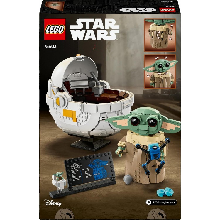LEGO 75403 Star Wars: The Mandalorian Uçan Bebek Arabalı Grogu LEGO 75403 Star Wars: The Mandalorian Uçan Bebek Arabalı Grogu