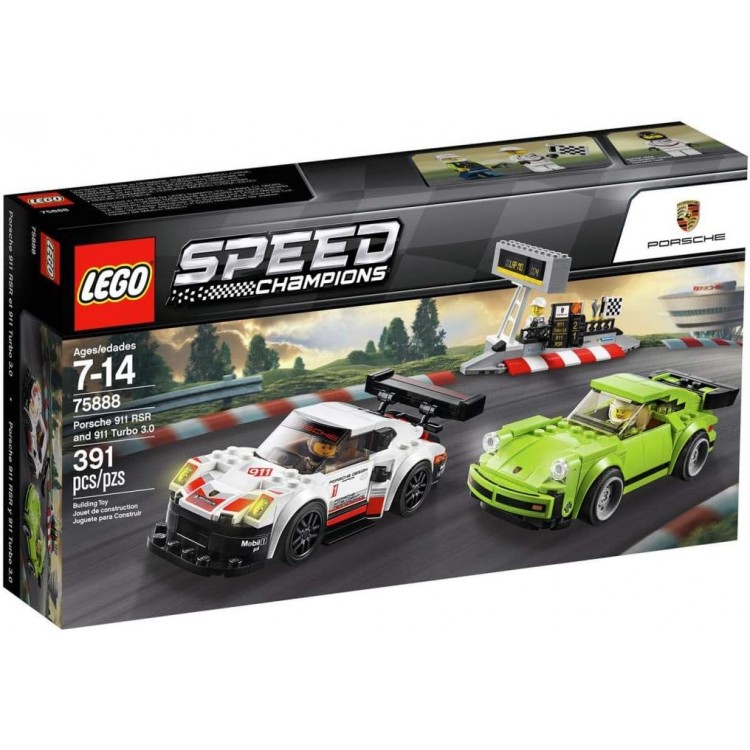 LEGO 75888 Speed Champions Porsche 911 Rsr Ve 911 Turbo 3.0 