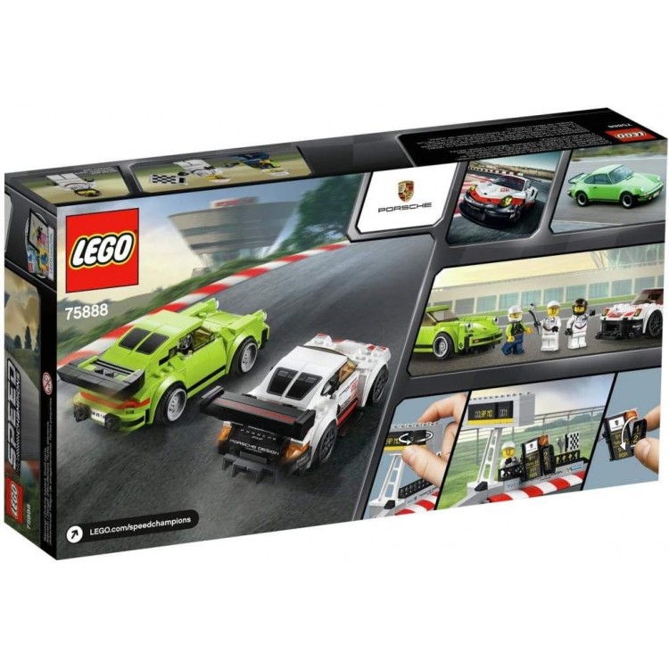 LEGO 75888 Speed Champions Porsche 911 Rsr Ve 911 Turbo 3.0 
