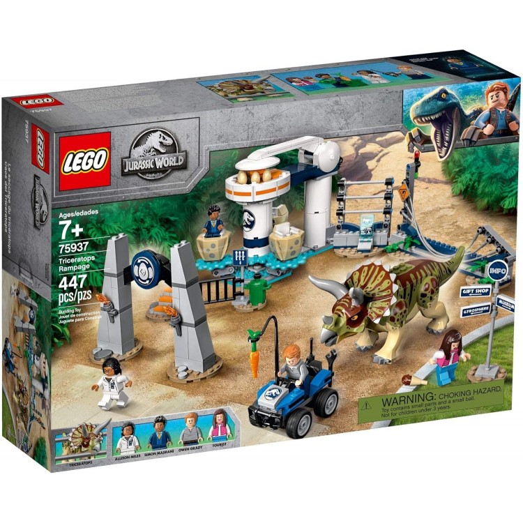 LEGO 75937 Jurassic World Triceratops Saldırısı LEGO 75937 Jurassic World Triceratops Saldırısı