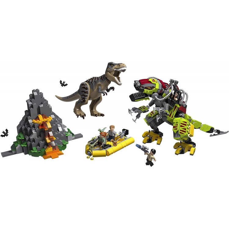 LEGO 75938 Jurassic World T-Rex ile Dinazor Robotu Savaşı