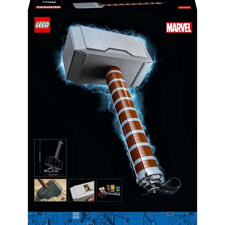 LEGO 76209 Marvel Thor un Çekici Mjölnir İçeren Koleksiyonluk Model
