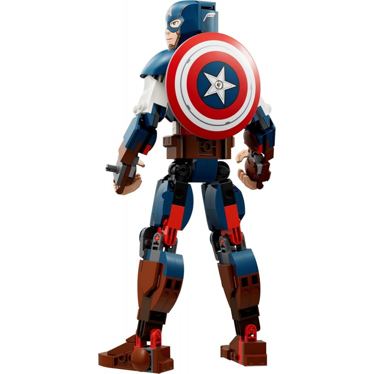 LEGO 76258 Super Heroes Kaptan Amerika Yapım Figürü