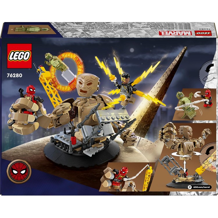 LEGO 76280 Marvel Örümcek Adam Kum Adam’a Karşı: Son Savaş 