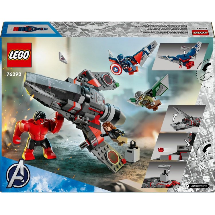 LEGO 76292 Marvel Kaptan Amerika ile Red Hulk Savaşı