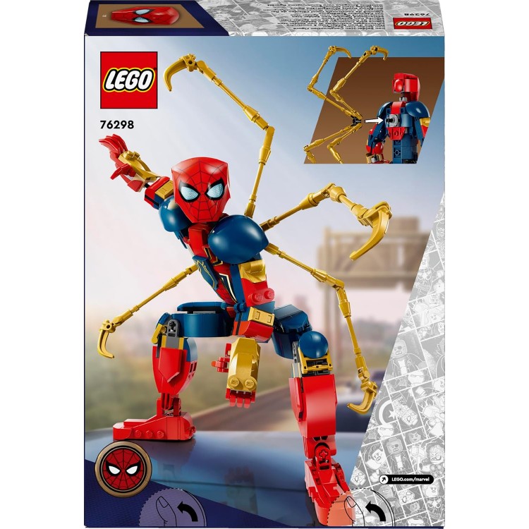 LEGO 76298 Marvel Iron Örümcek Adam Yapım Figürü 