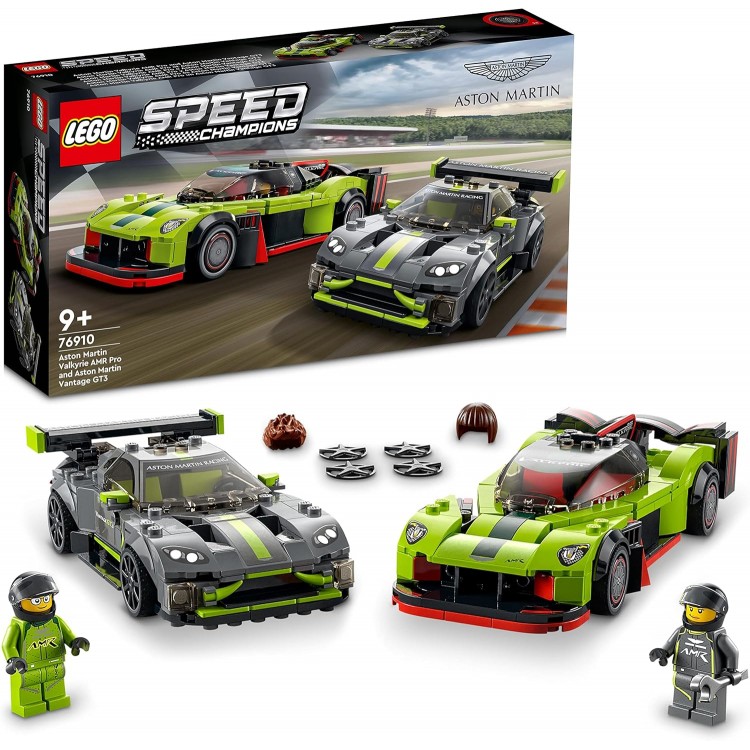 LEGO 76910 Speed Champions Aston Martin Valkyrie AMR Pro ve Aston Martin Vantage GT3 LEGO 76910 Speed Champions Aston Martin Valkyrie AMR Pro ve Aston Martin Vantage GT3