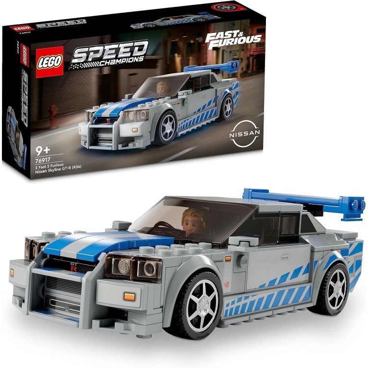 LEGO 76917 Speed Champions Daha Hızlı Daha Öfkeli Nissan Skyline GT-R (R34)