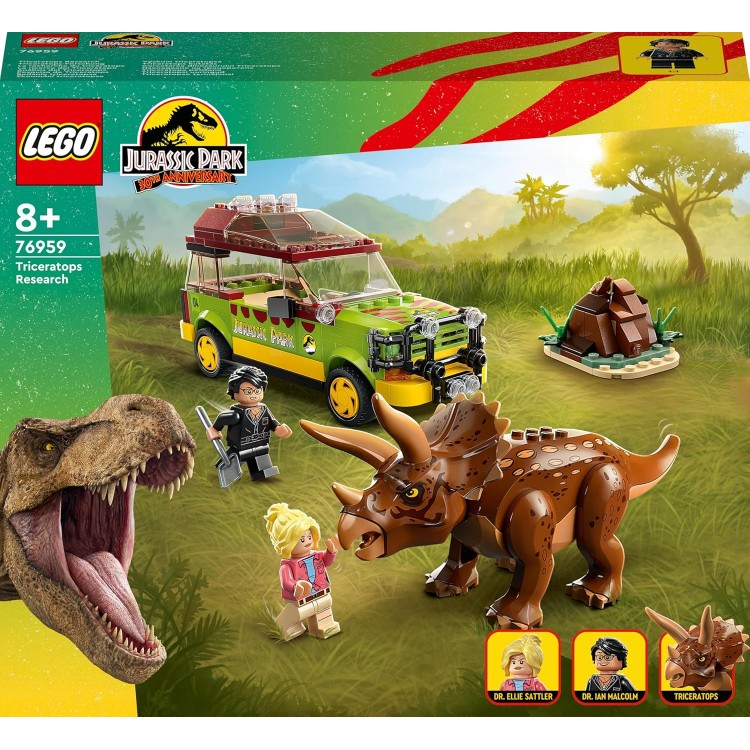 LEGO 76959 Jurassic Park Triceratops Araması LEGO 76959 Jurassic Park Triceratops Araması