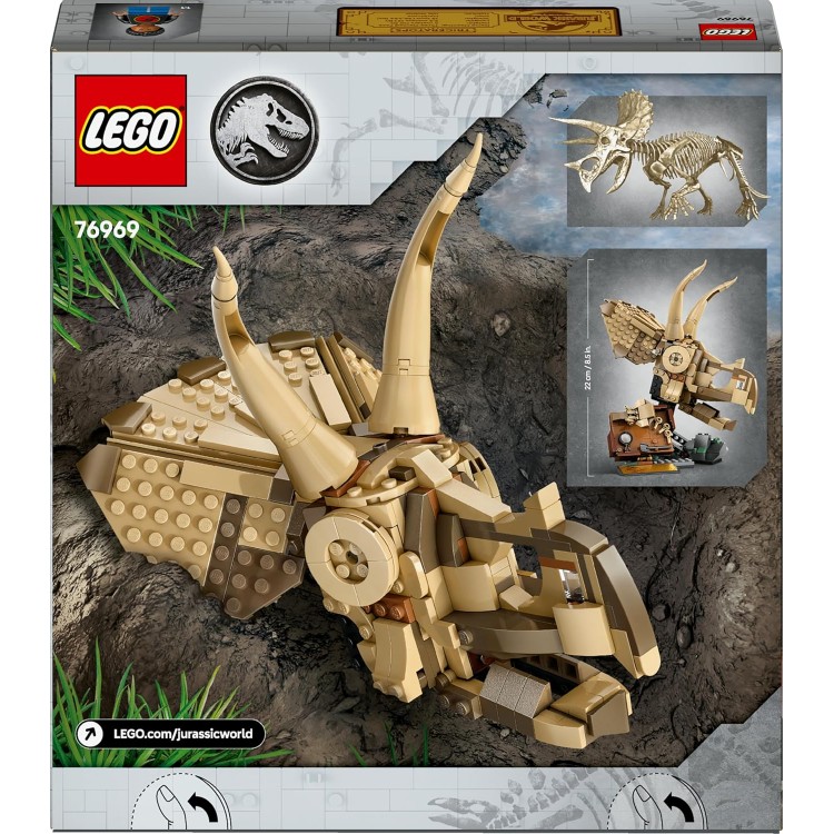 LEGO 76969 Jurassic World Dinozor Fosilleri: Triceratops Kafatası Modeli