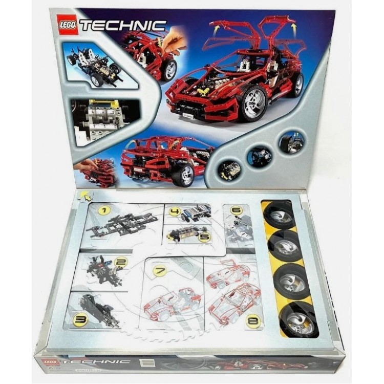 Lego 8448 Technic Super Street Sensation Cabrio (Yıl 1999) 