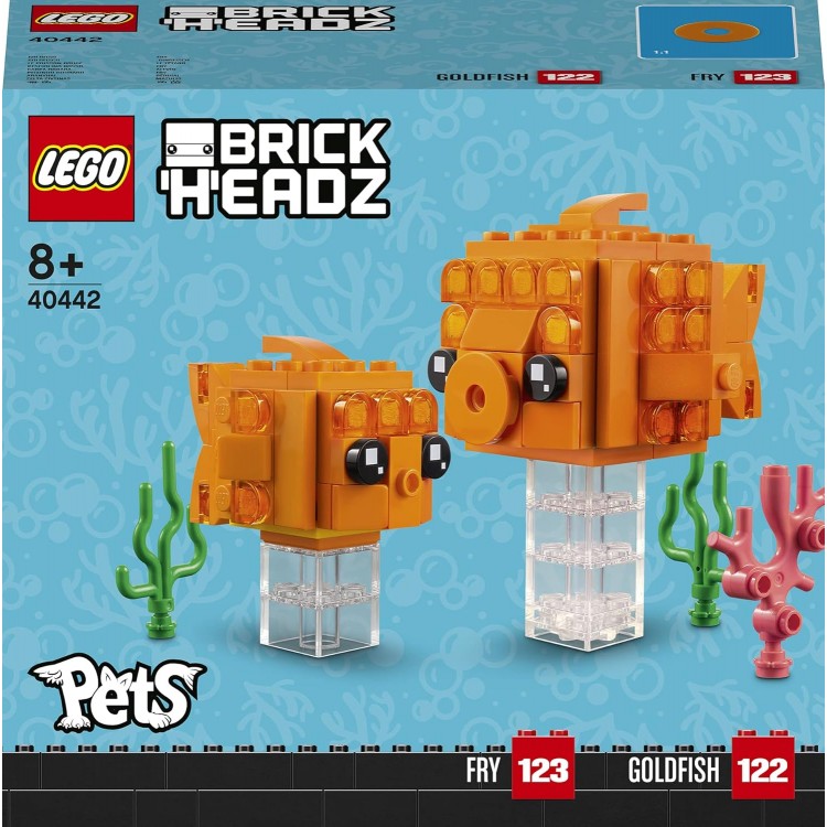 LEGO BrickHeadz 40442 Evcil Hayvanlar Akvaryum Balığı