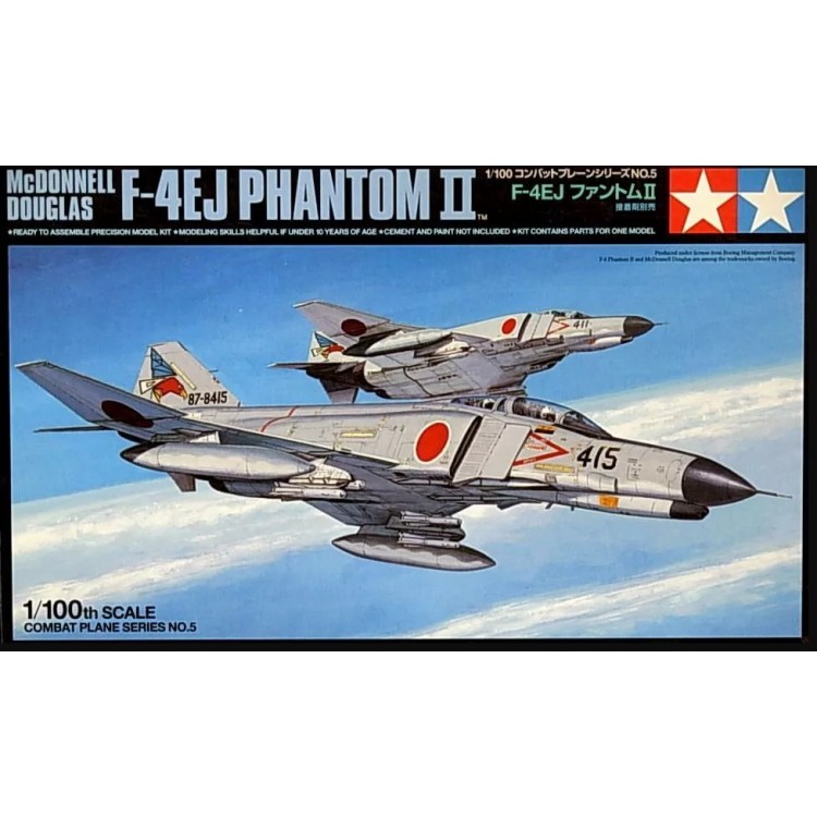 Tamiya 1:100 McDonnell Douglas F-4EJ Plastic Model Savaş Uçağı