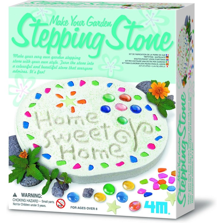 Taş Sanatı Basamak Taşı Kendi Bahçe Süs Taşını Tasarla El Beceri Seti